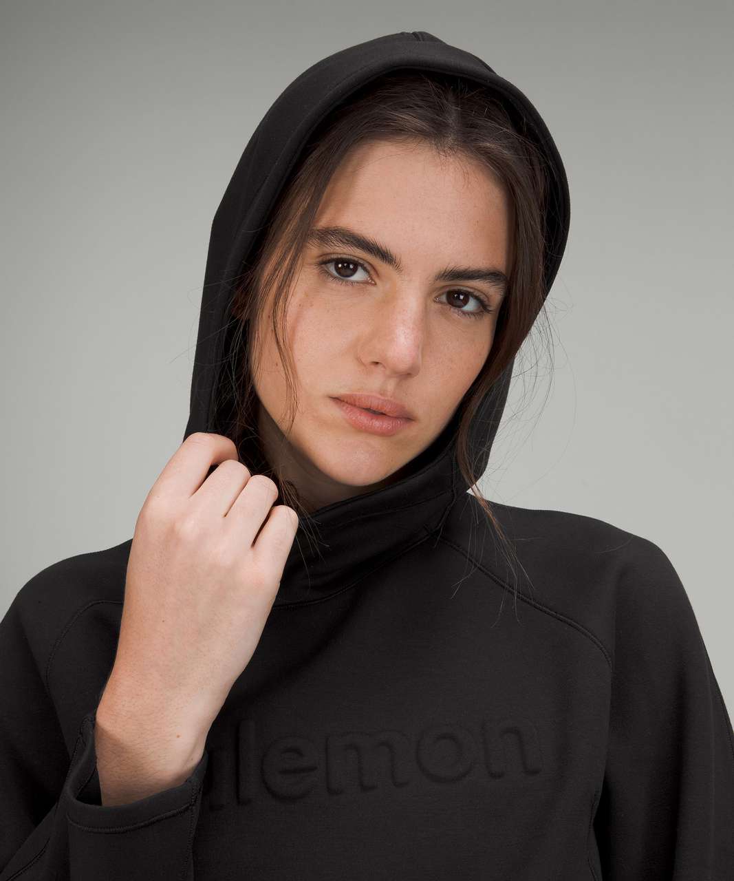 Lululemon AirWrap Hoodie *Emboss Wordmark - Black