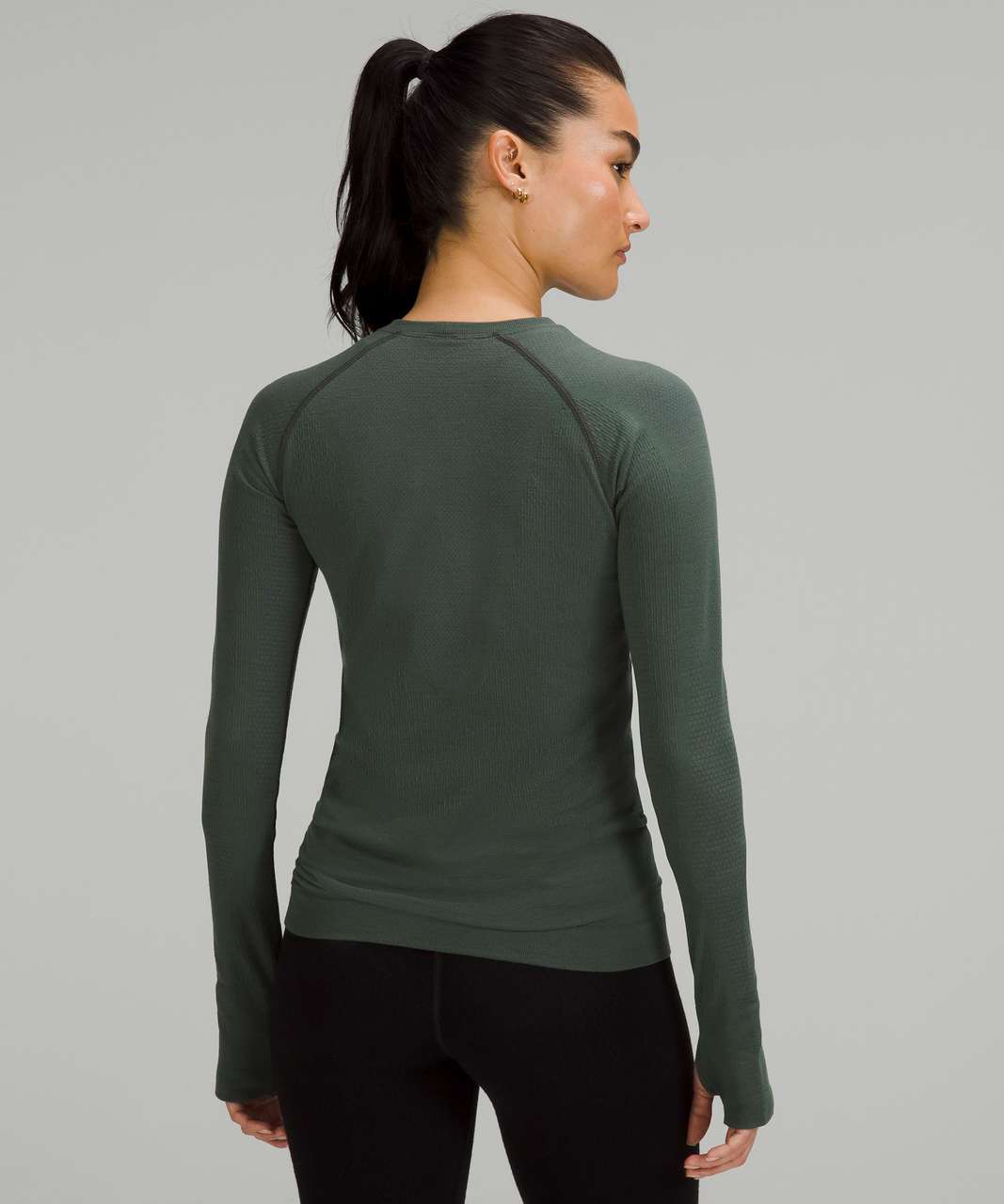 Lululemon Keep the Heat Thermal Long Sleeve Shirt - Smoked Spruce