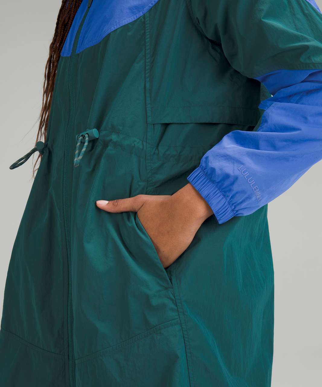 Lululemon Evergreen Full-Zip Long Jacket - Green Jasper Lululemon Evergreen Full-Zip Long Jacket - Green Jasper