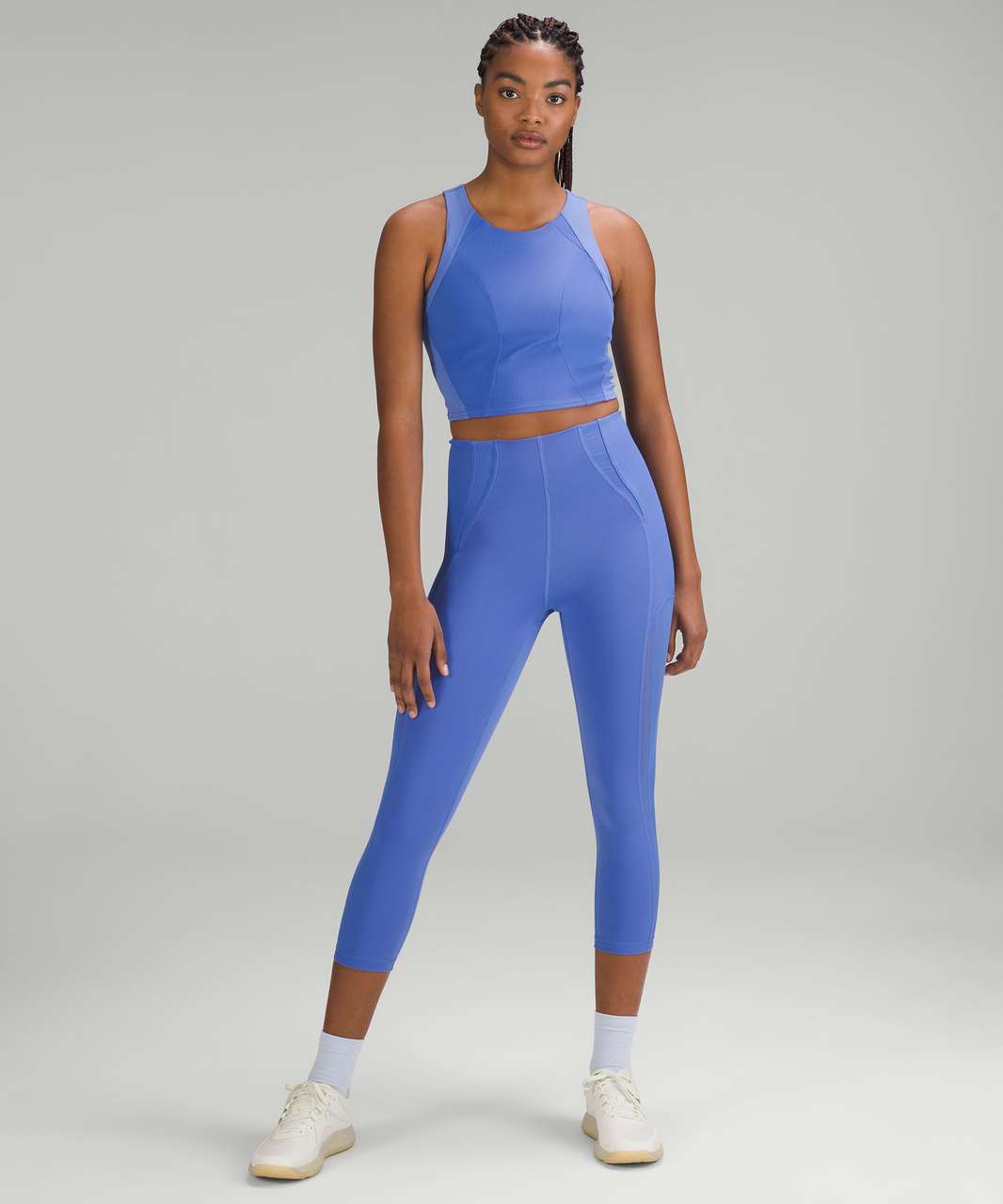 Lululemon Mesh Panelled Training Shelf Tank Top - Wild Indigo - lulu ...