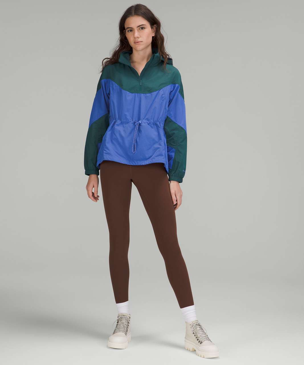 Lululemon Evergreen Anorak - Green Jasper / Wild Indigo - lulu fanatics