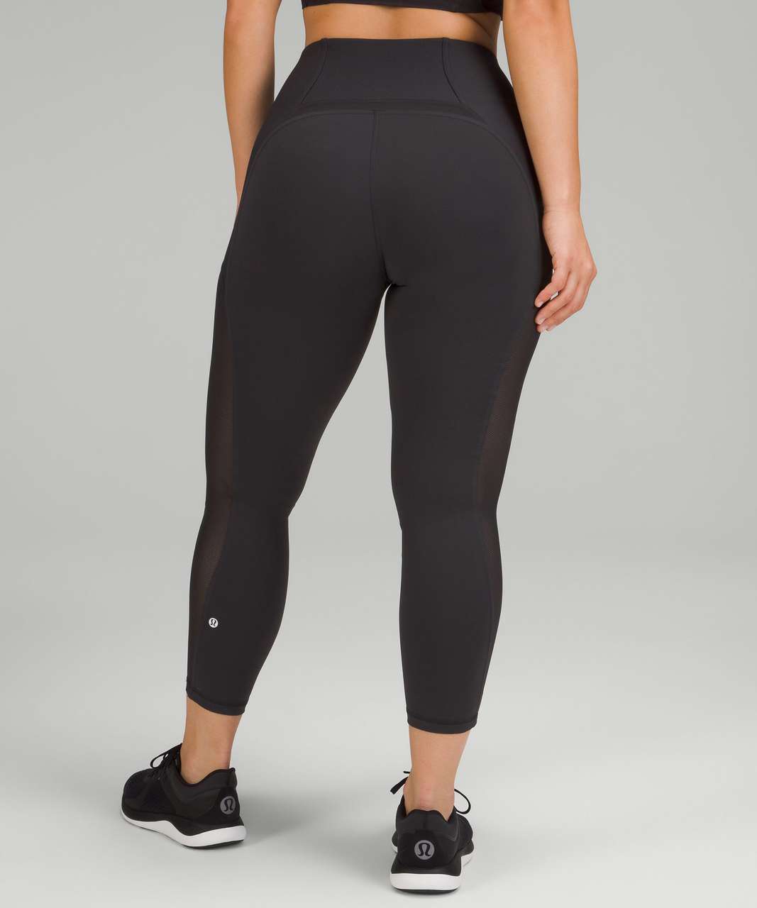 Lululemon Everlux and Mesh Contour Fit Super-High-Rise Training Tight 25" - Black