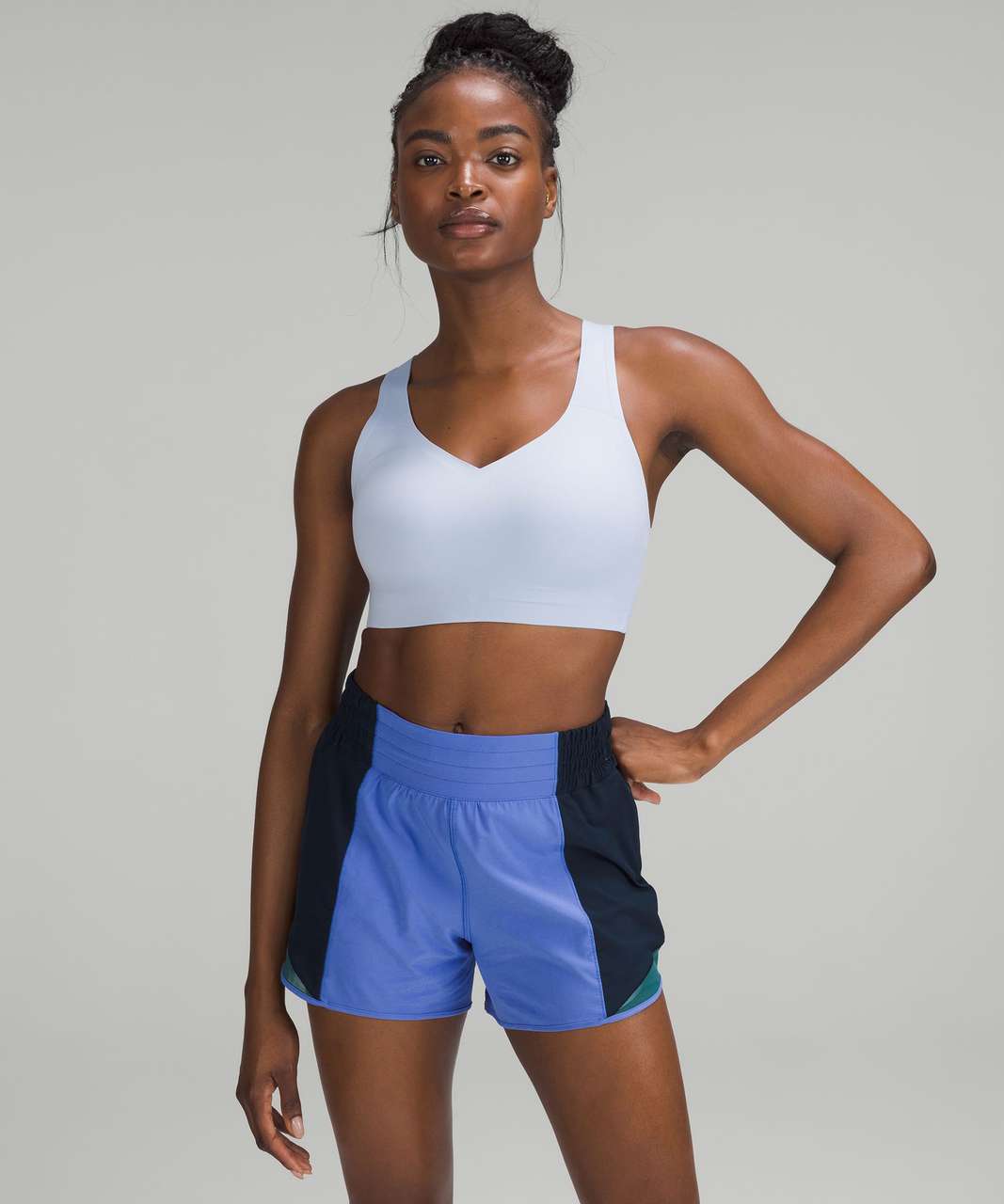 Lululemon Enlite Weave-Back Bra *High Support, A–DDD(E) Cups - Blue Linen