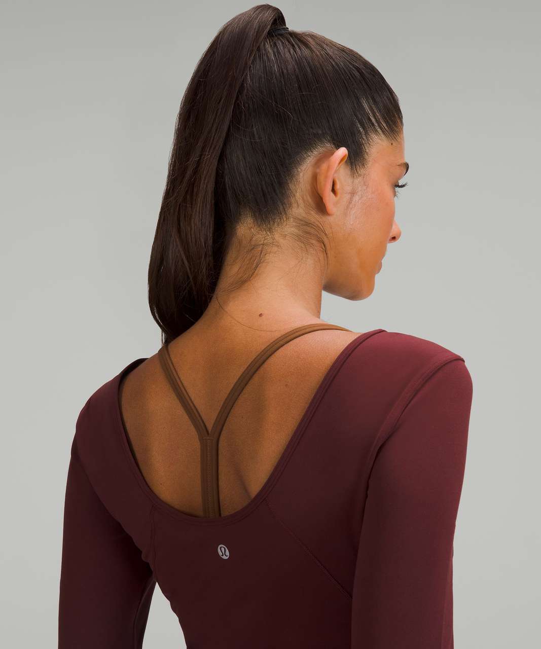 Lululemon Swiftly Breathe Long Sleeve - Red Merlot / Red Merlot