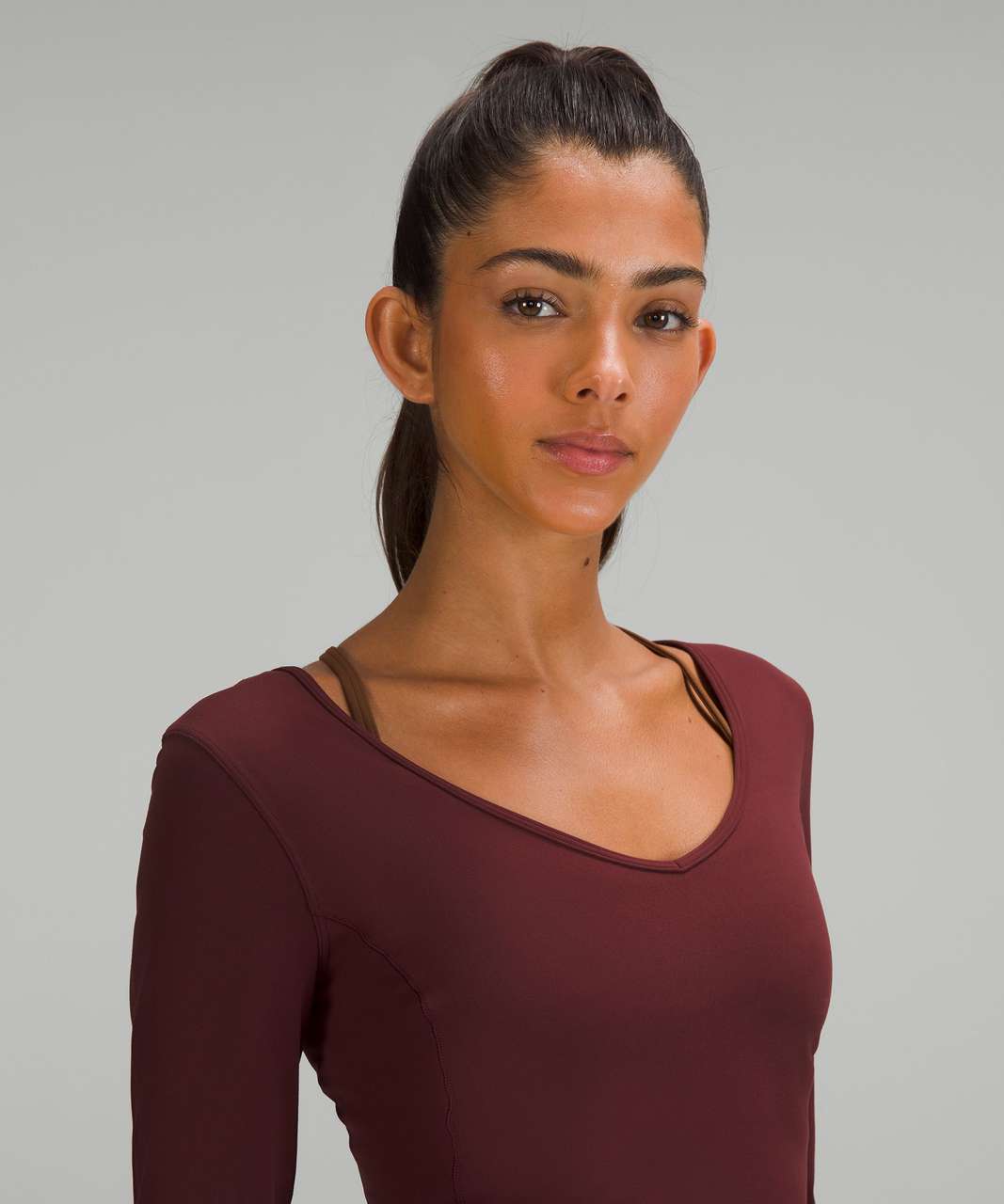 Lululemon Align Long Sleeve Shirt - Red Merlot