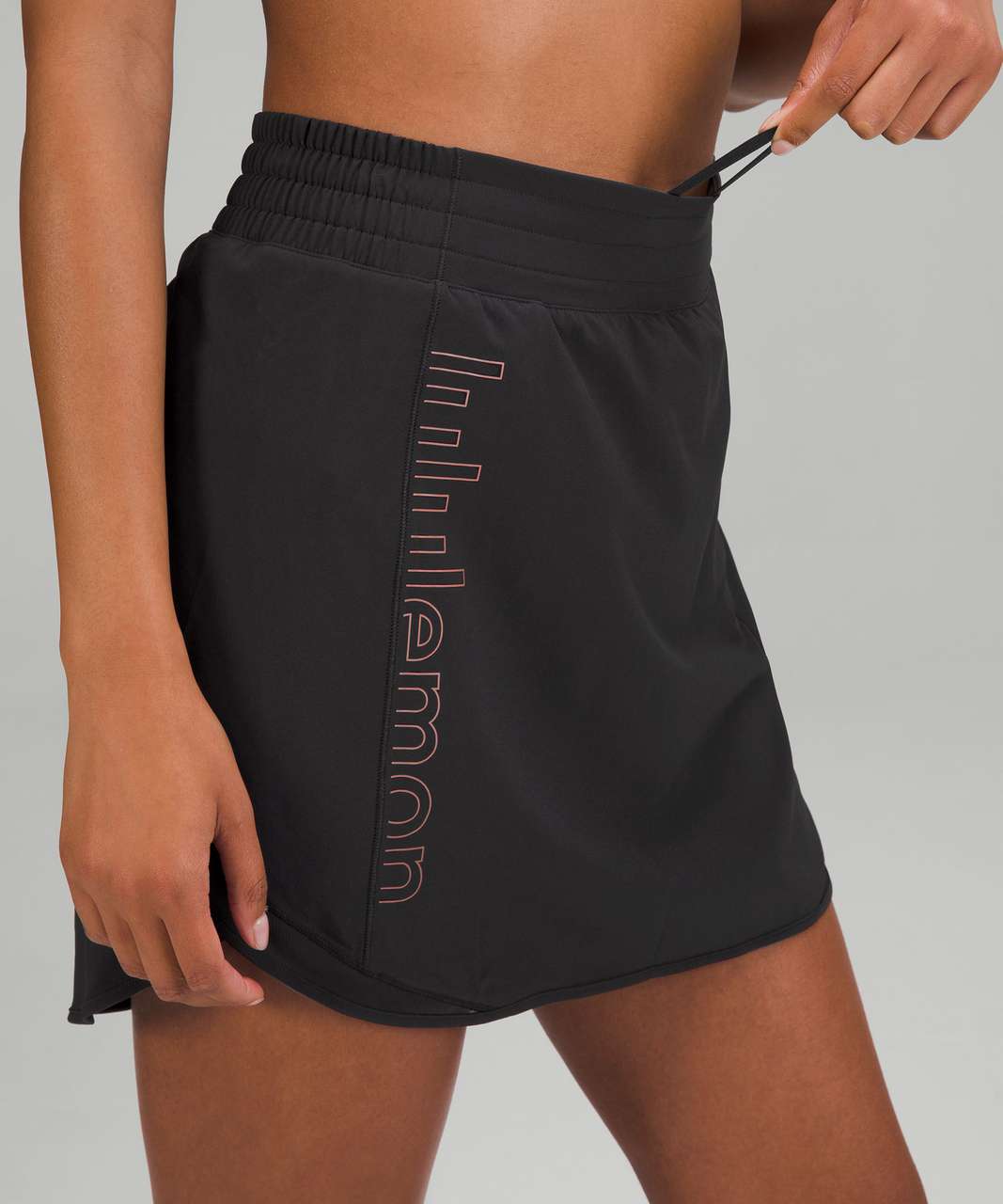 Lululemon Hotty Hot High-Rise Skirt *Long - Black / PANTONE 8042 C