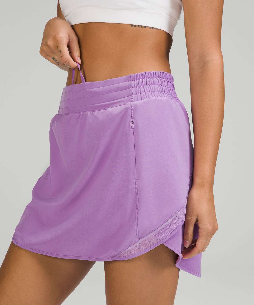 Lululemon Hotty Hot High-Rise Skirt - Purple Blossom Light