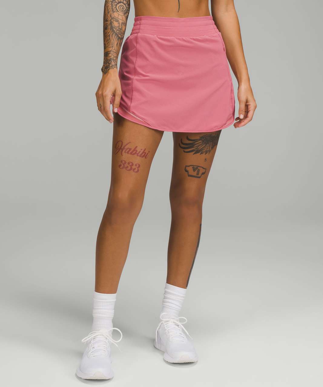 Lululemon Hotty Hot High-rise Tennis Skirt Long In Sonic Pink