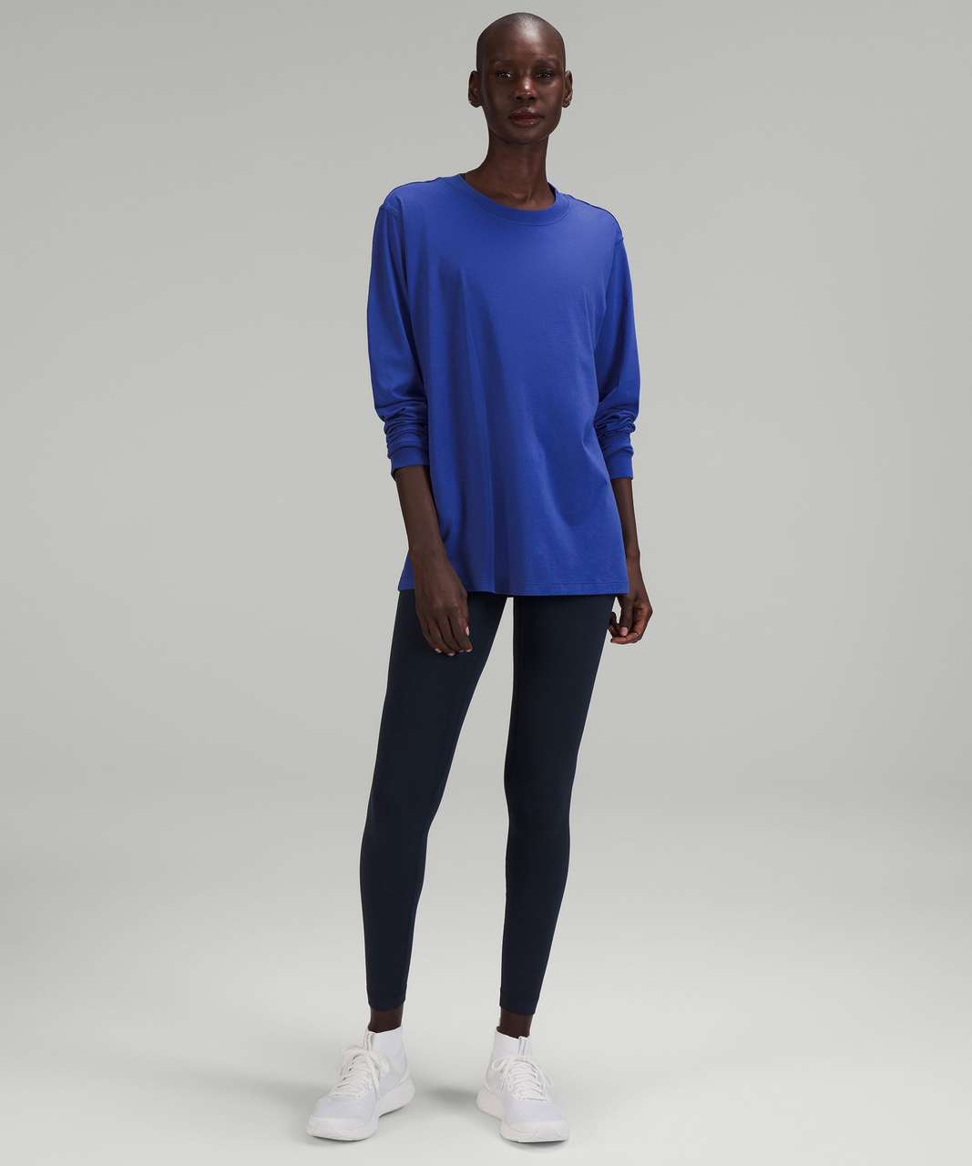 Lululemon All Yours Long-Sleeve Shirt - Pitch Blue - lulu fanatics