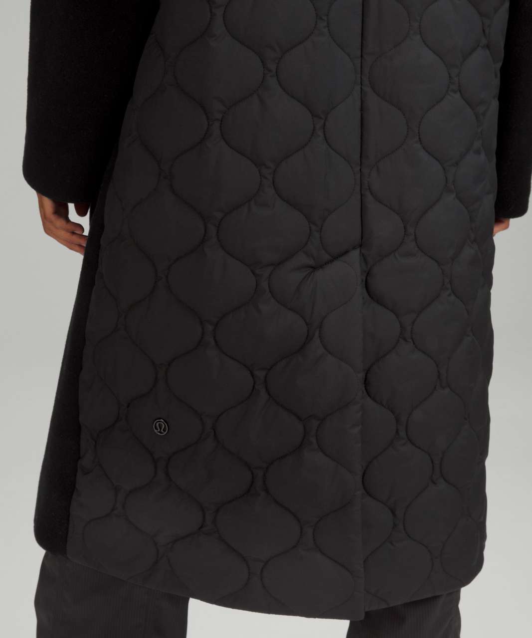 Lululemon Wool Long Coat - Black
