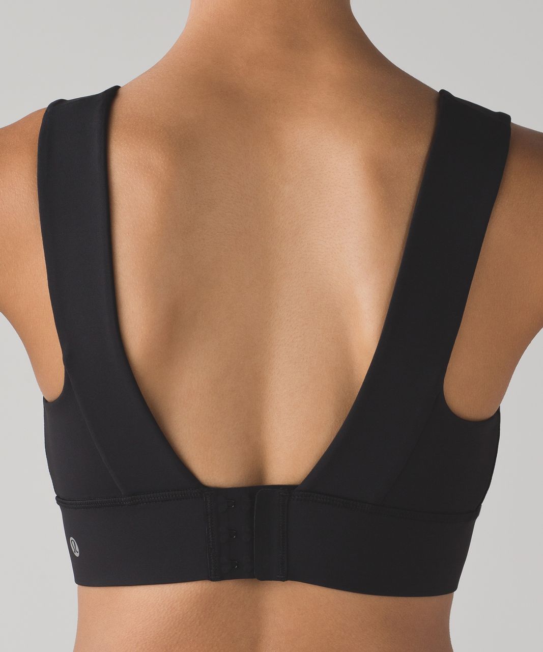 Lululemon Back on Track Sports Bra Tank Top Racerback Black on Black  Women's 6