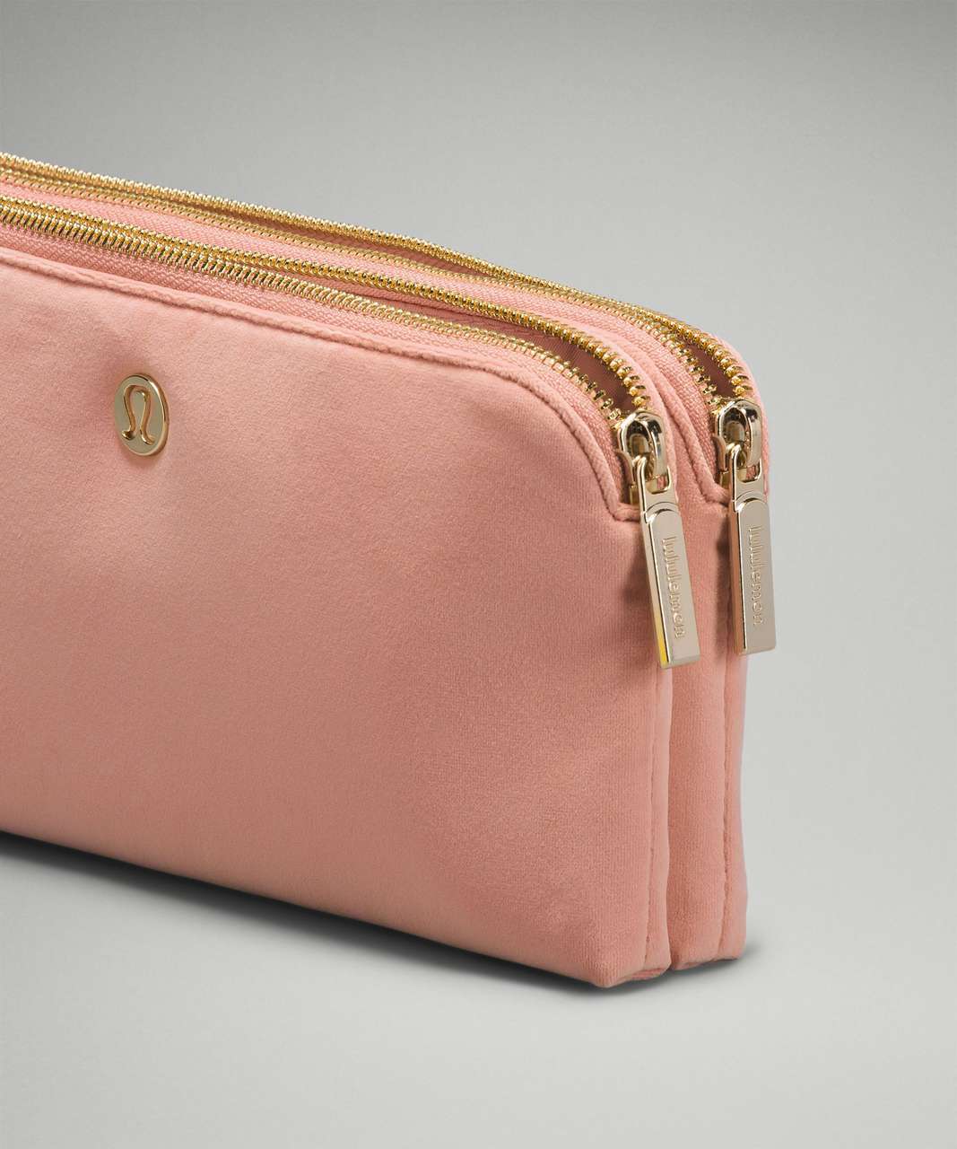 Lululemon Curved Wristlet *Velour - Pink Pastel