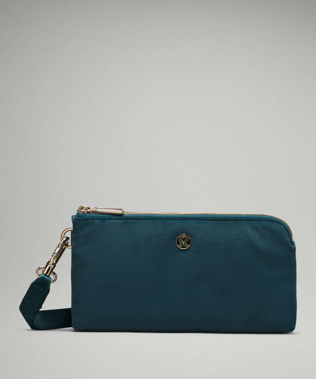 Lululemon Curved Wristlet *Velour - Green Jasper