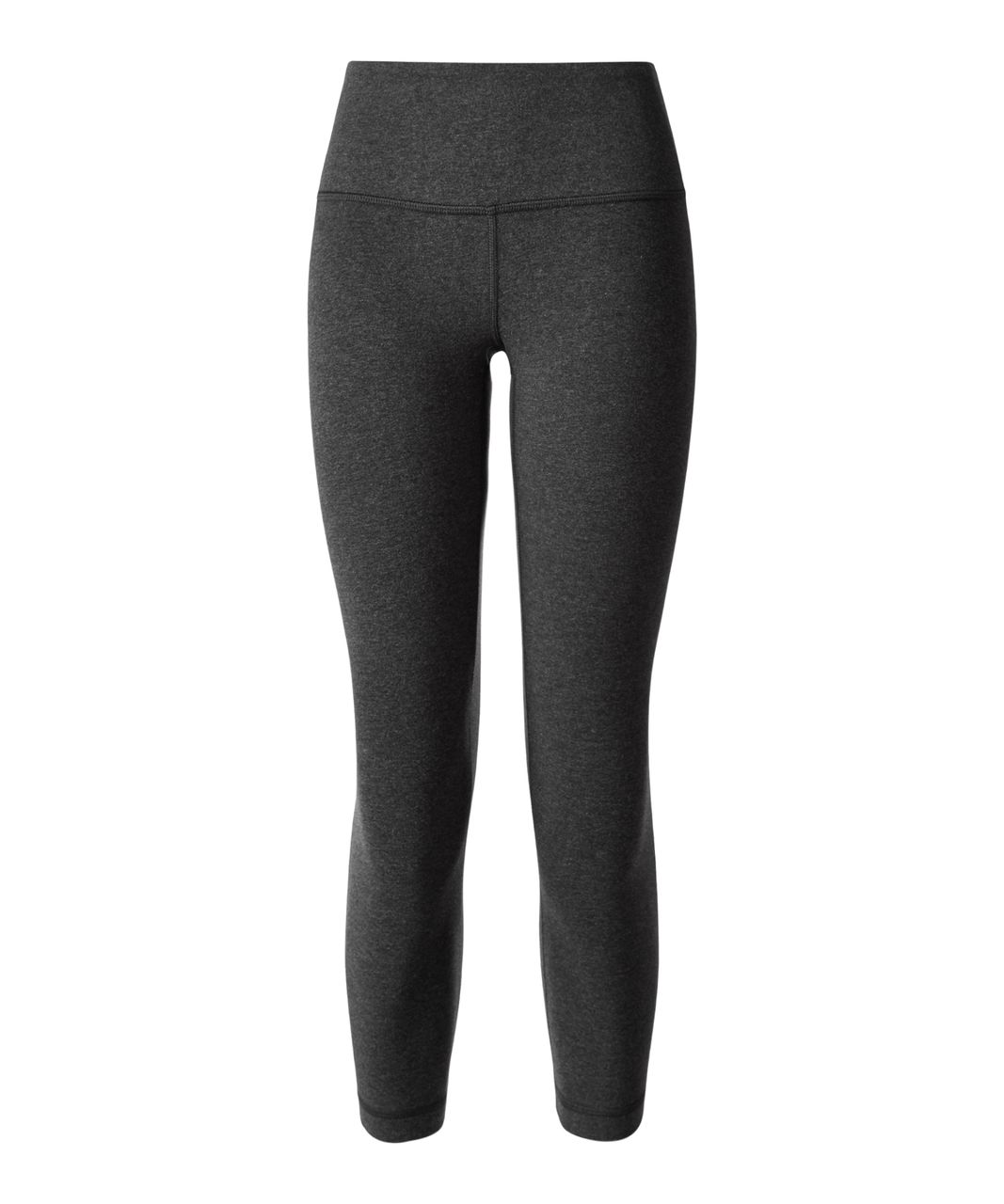 Lululemon Wunder Under Crop III - Heathered Black