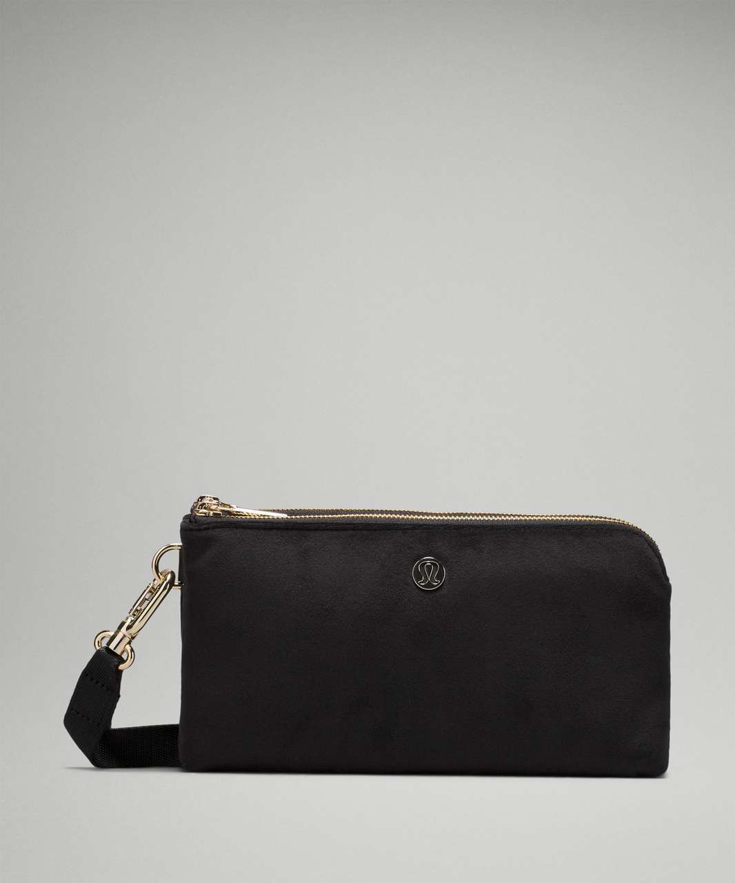 Lululemon Curved Wristlet *Velour - Black