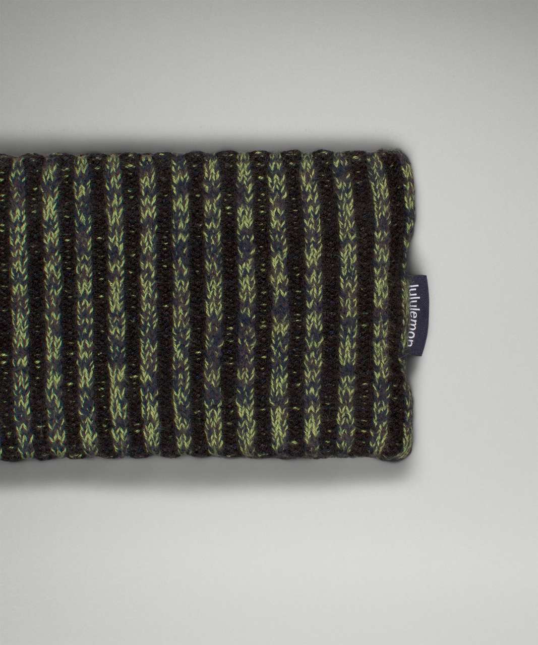 Lululemon Fleece-Lined Knit Ear Warmer - Heathered Everglade Green - lulu  fanatics