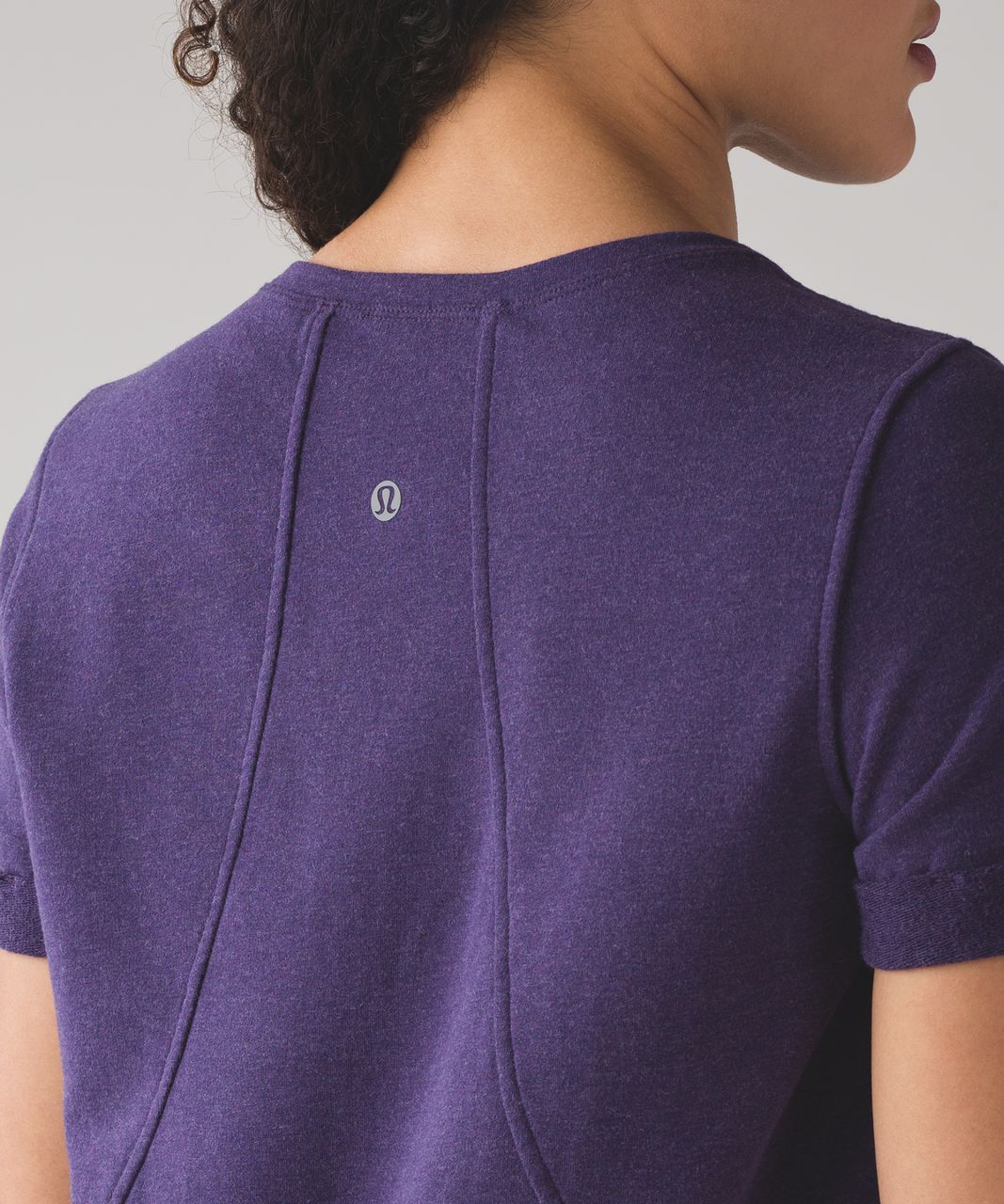 Lululemon All Time Tee - Heathered Black Grape / Heathered Black Grape