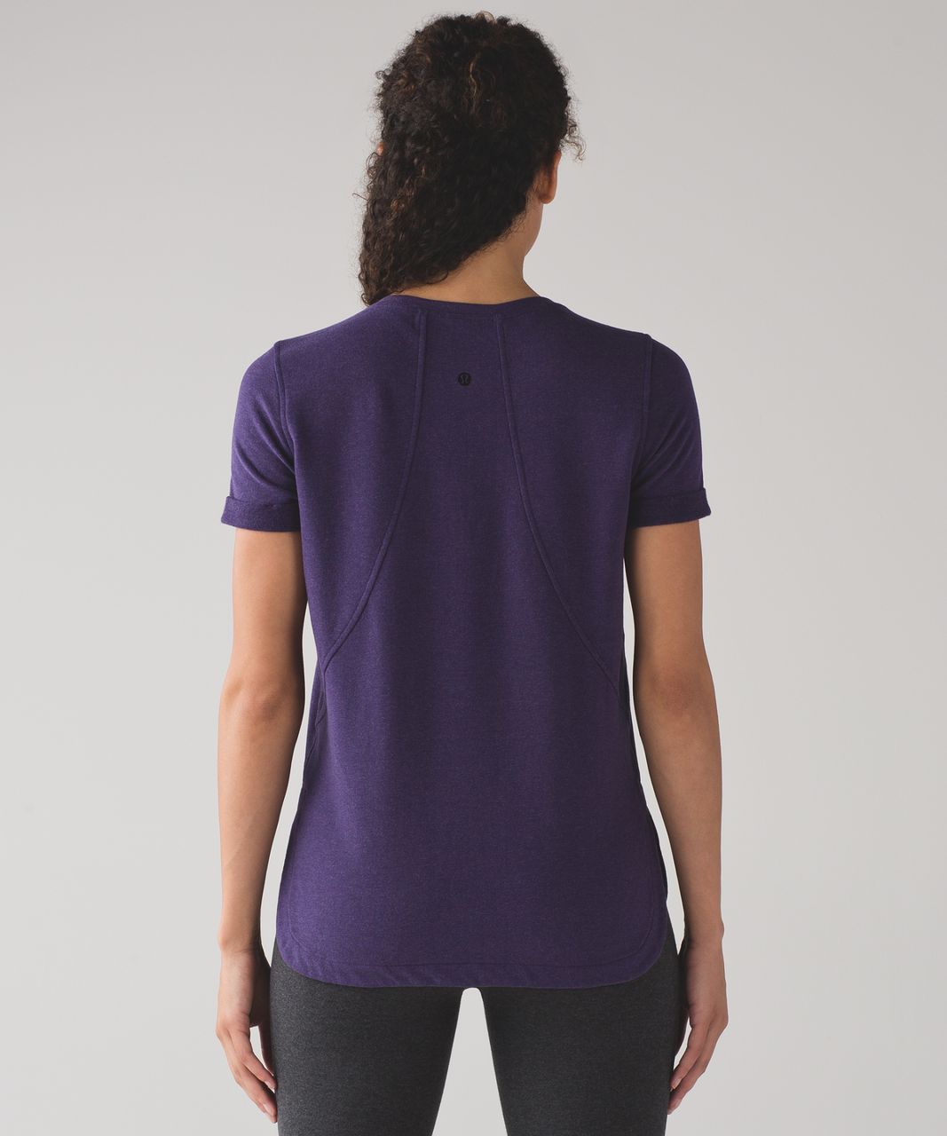 Lululemon All Time Tee - Heathered Black Grape / Heathered Black Grape