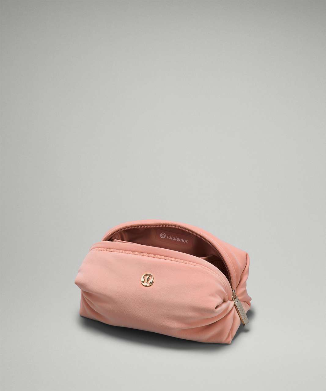 Lululemon Feeling Ready Mini Velour Pouch - Pink Pastel - lulu fanatics