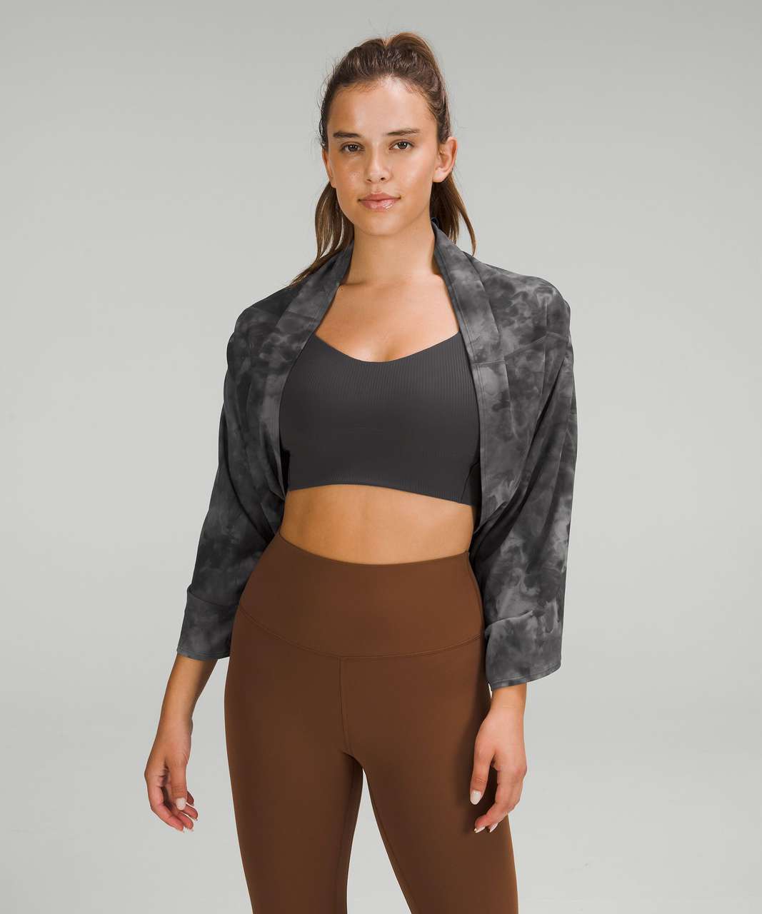 Lululemon Hike to Swim Bra - Black / Graphite Grey / Graphite Grey - lulu  fanatics