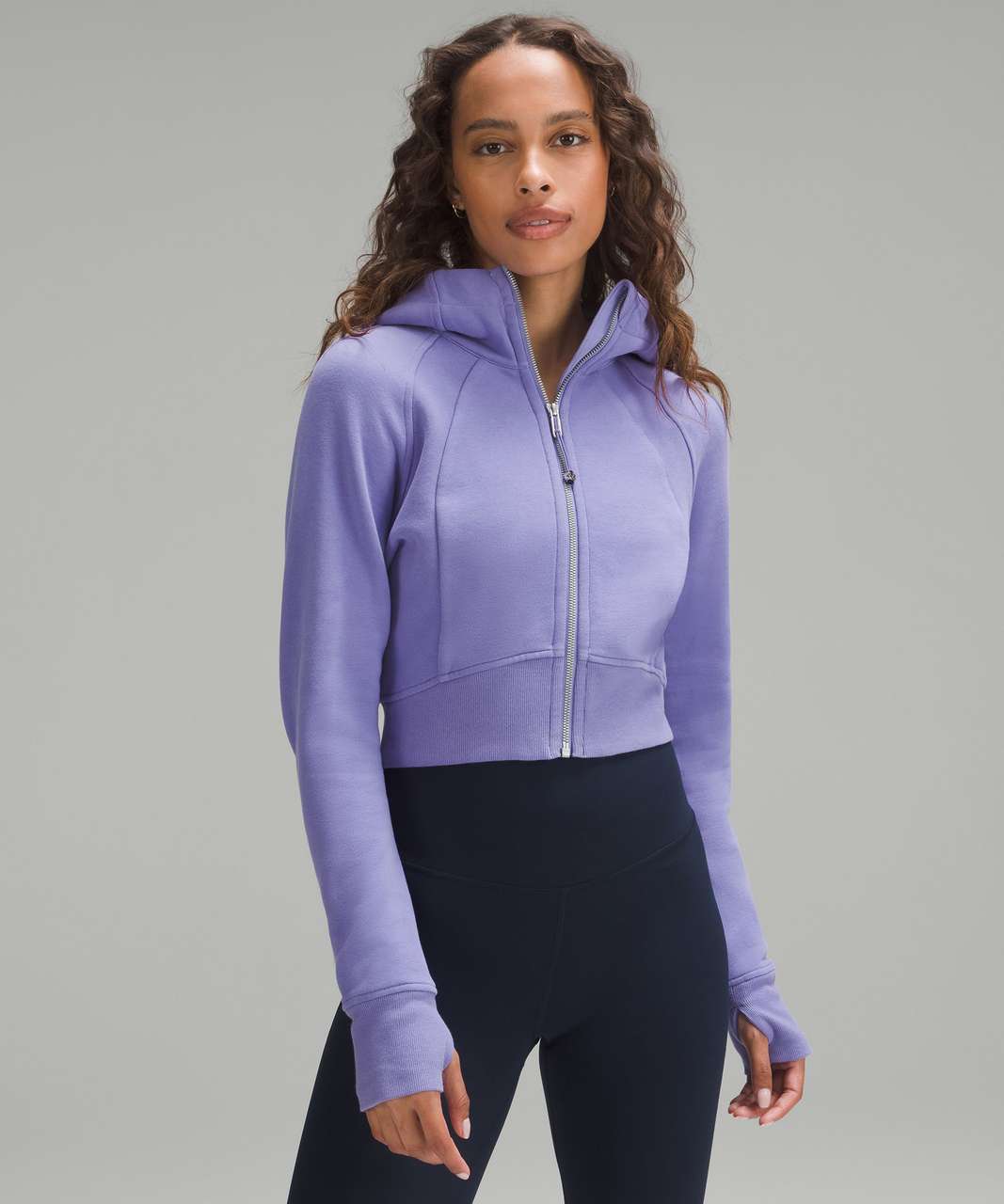 Lululemon athletica Scuba Full-Zip Cropped Hoodie, Women's Hoodies &  Sweatshirts