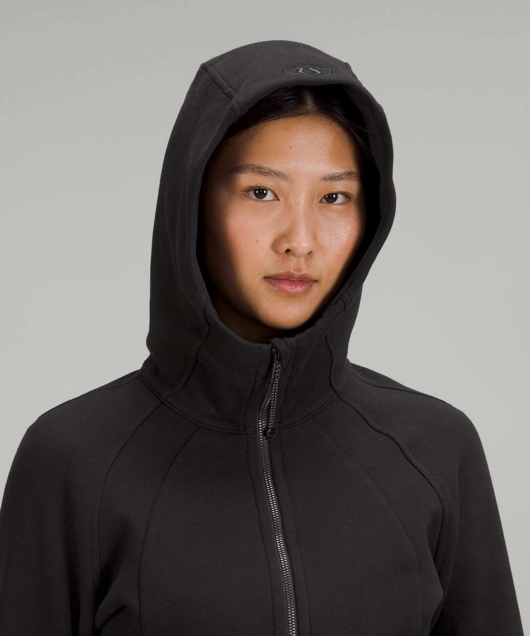 Lululemon Scuba Full-Zip Cropped Hoodie - Black