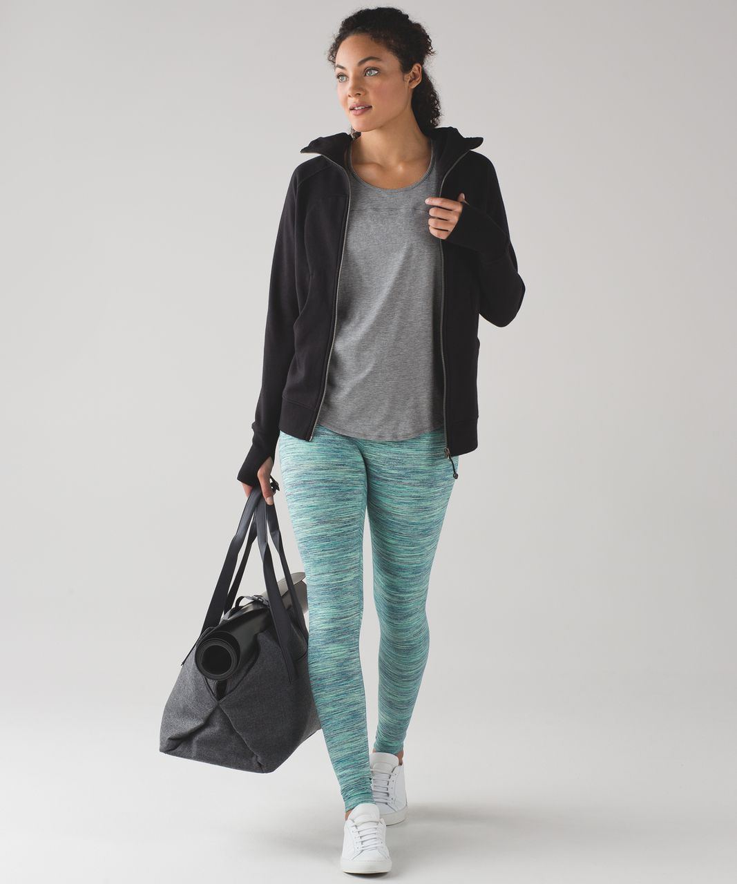 Lululemon Wunder Under Pant (Hi-Rise) - Space Dye Camo Alberta Lake Fresh  Teal - lulu fanatics