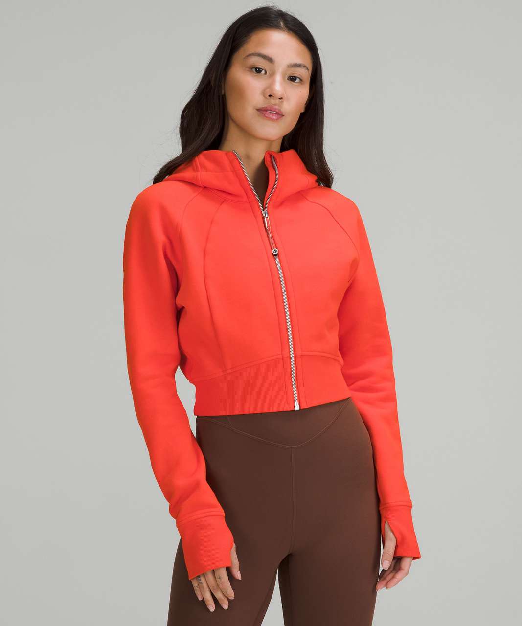 lululemon Scuba Oversized Full-Zip in Canyon Orange Sz Md/Lrg *see