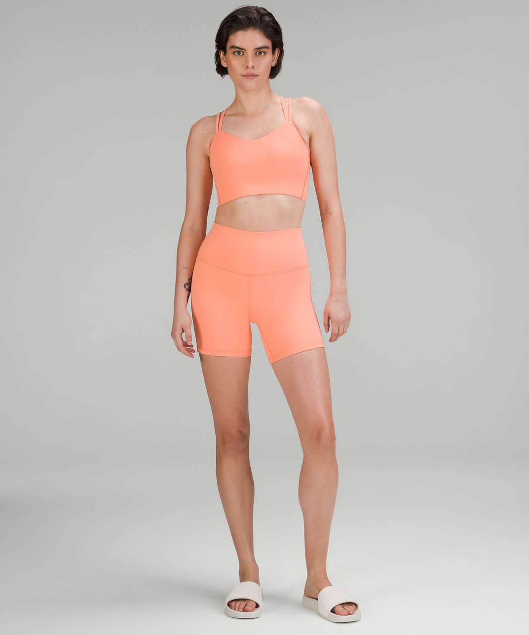 Lululemon Align High-Rise Short 6" - Sunny Coral