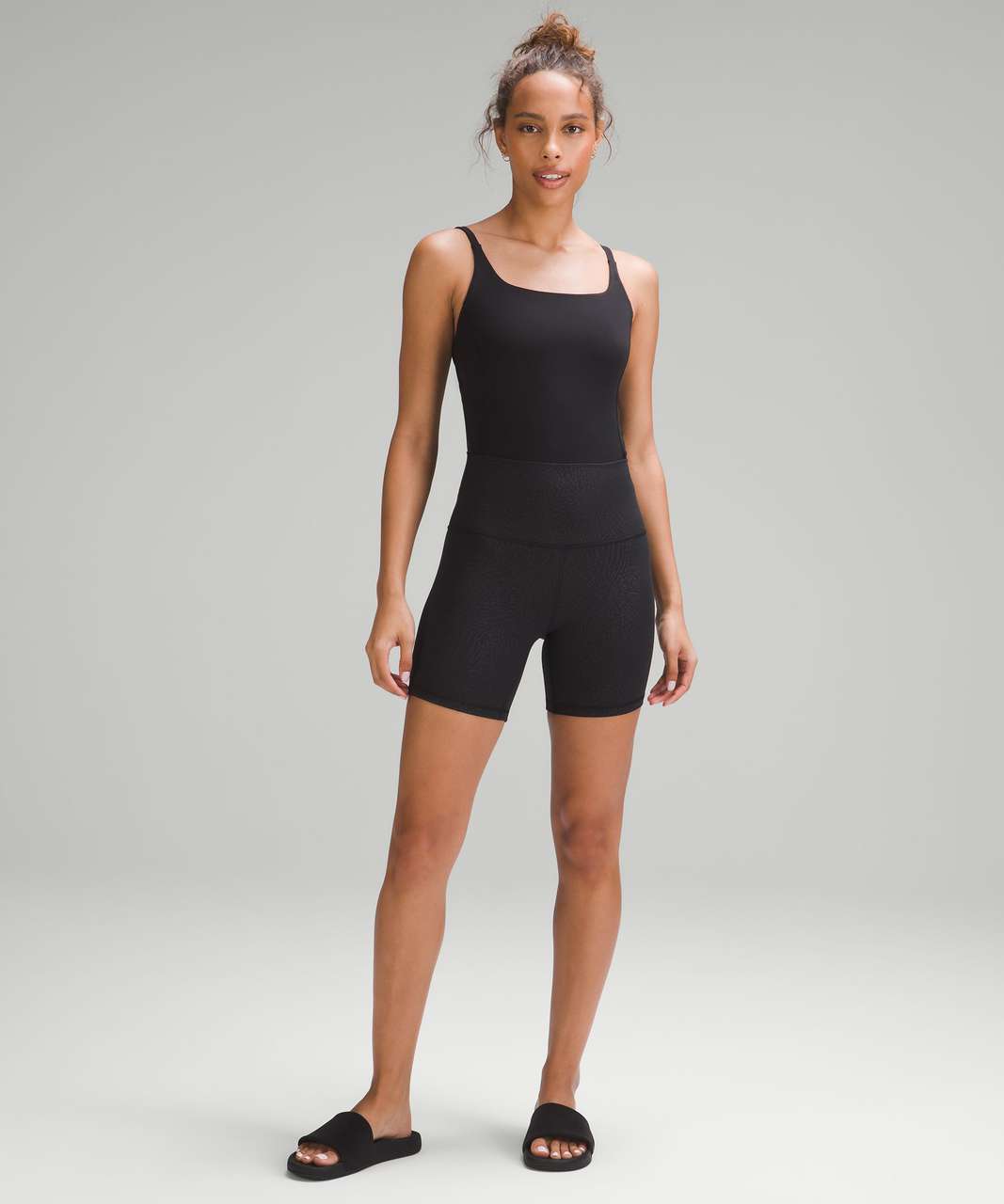 Lululemon Align High-Rise Short 6" - Ripple Emboss Black