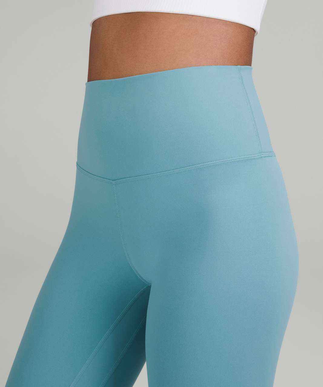 Lululemon Align™ Ribbed Panel High-rise Tights 25 In Tidewater Teal