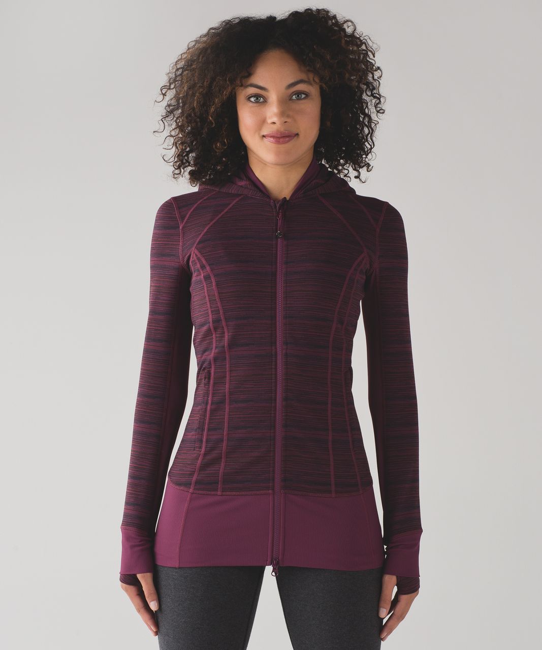 Lululemon Daily Practice Jacket - Cyber Red Grape Bordeaux Drama / Red Grape