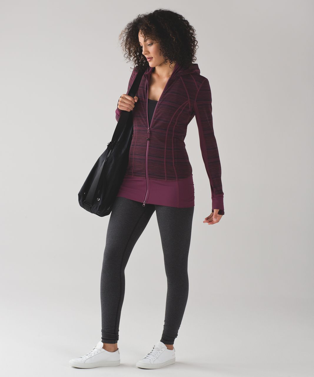 Lululemon Daily Practice Jacket - Cyber Red Grape Bordeaux Drama / Red Grape