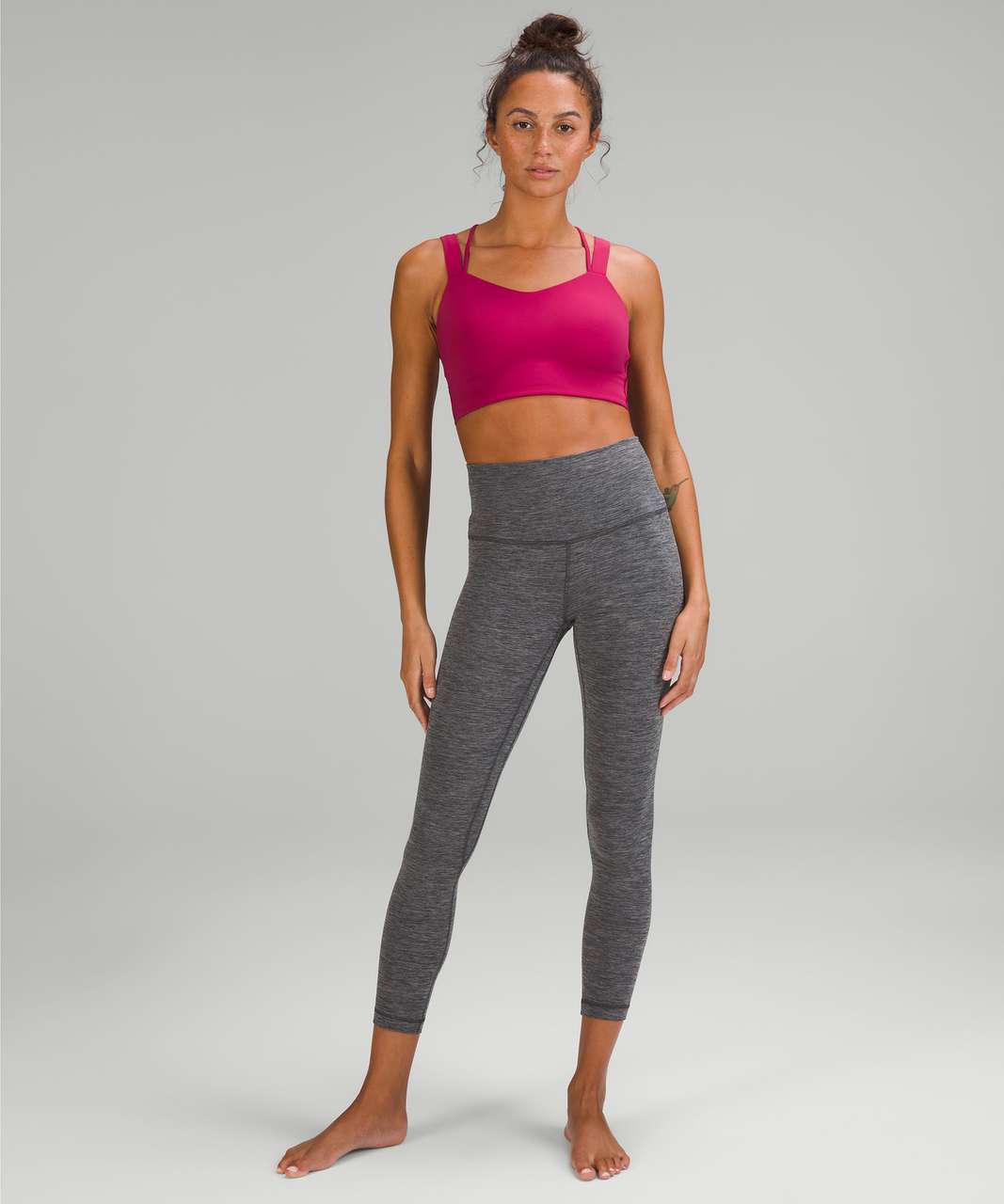 Lululemon Align Pant 25 - Heathered Black - lulu fanatics