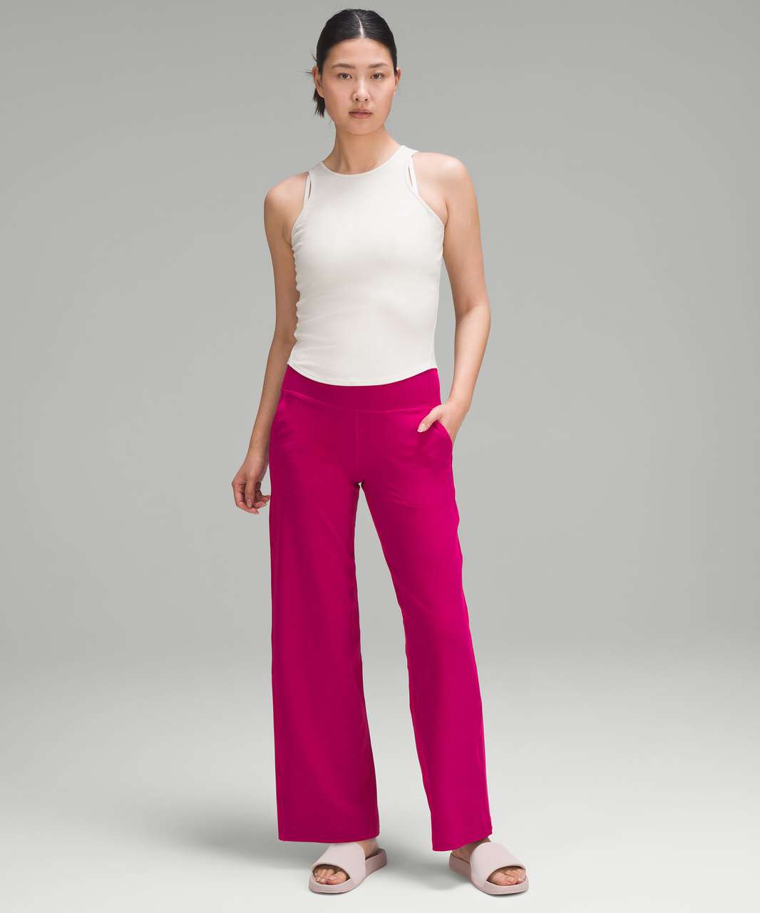 12) Lululemon NWT Align Wide-Leg HR Pants 31”, Women's Fashion, Activewear  on Carousell