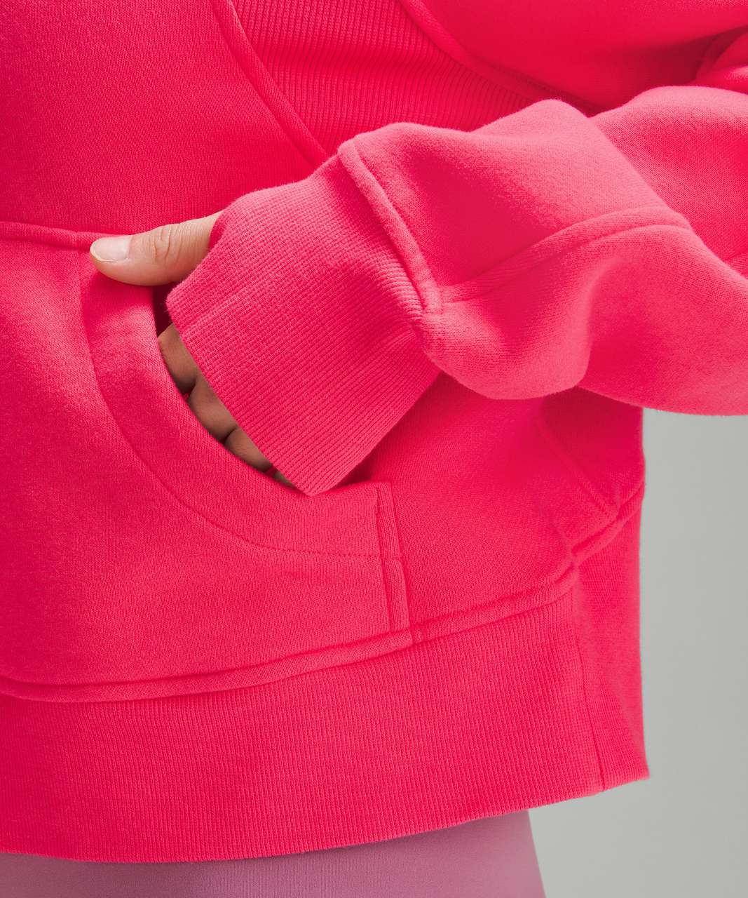 Lululemon Scuba Oversized Half Zip Hoodie (Meadowsweet Pink