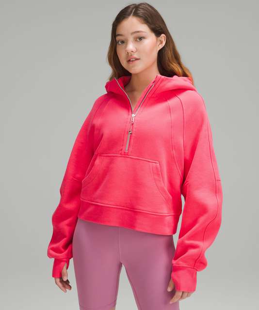 NEW Lululemon Scuba Oversized Half-Zip Hoodie - Size M/L - Pink