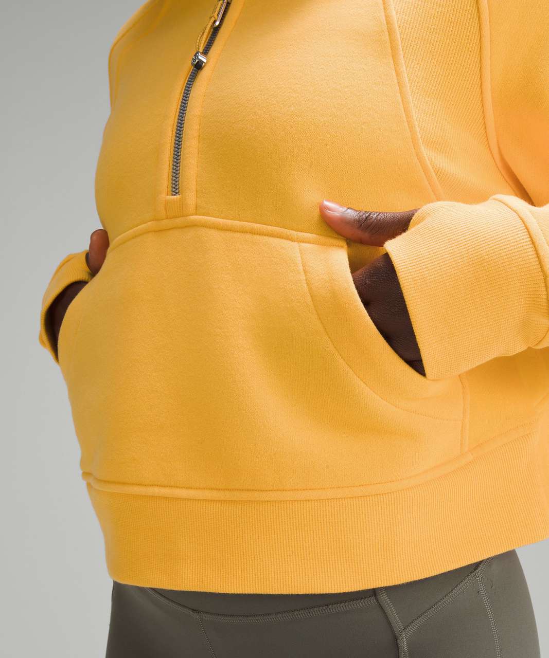 NEW Lululemon Scuba Oversized Half-Zip Hoodie Burnt Orange Size M/L