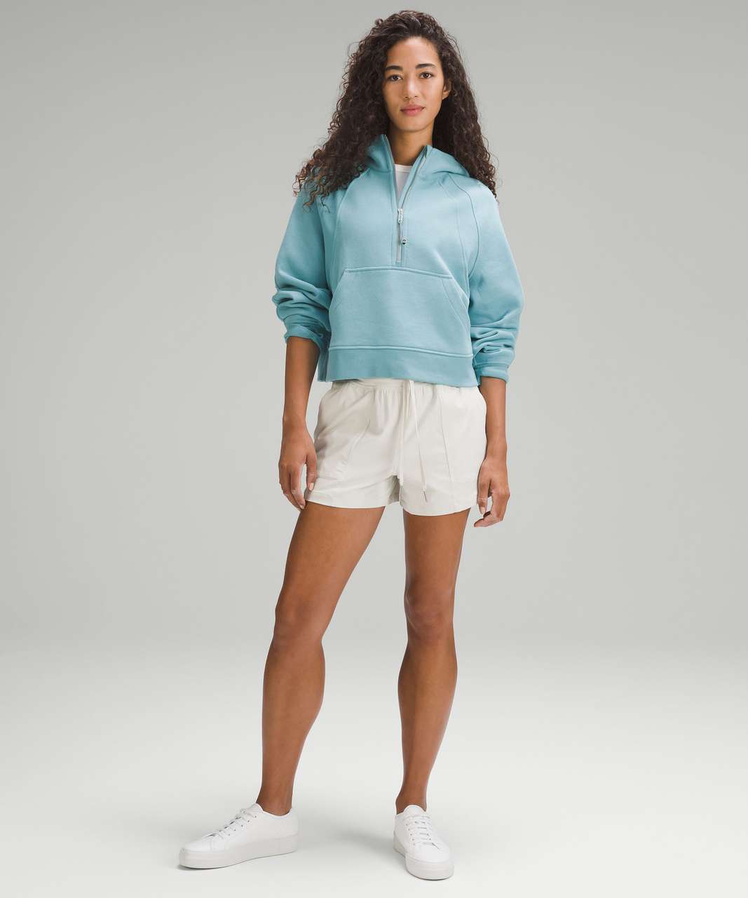 Lululemon Scuba Oversized Half-Zip Hoodie - Tidal Teal - lulu fanatics