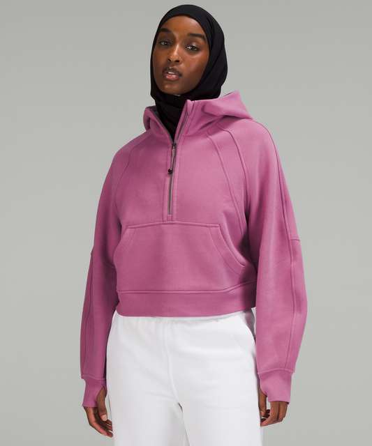 Lululemon Scuba Oversized 1/2 Zip Hoodie - Heathered Core Ultra Light ...