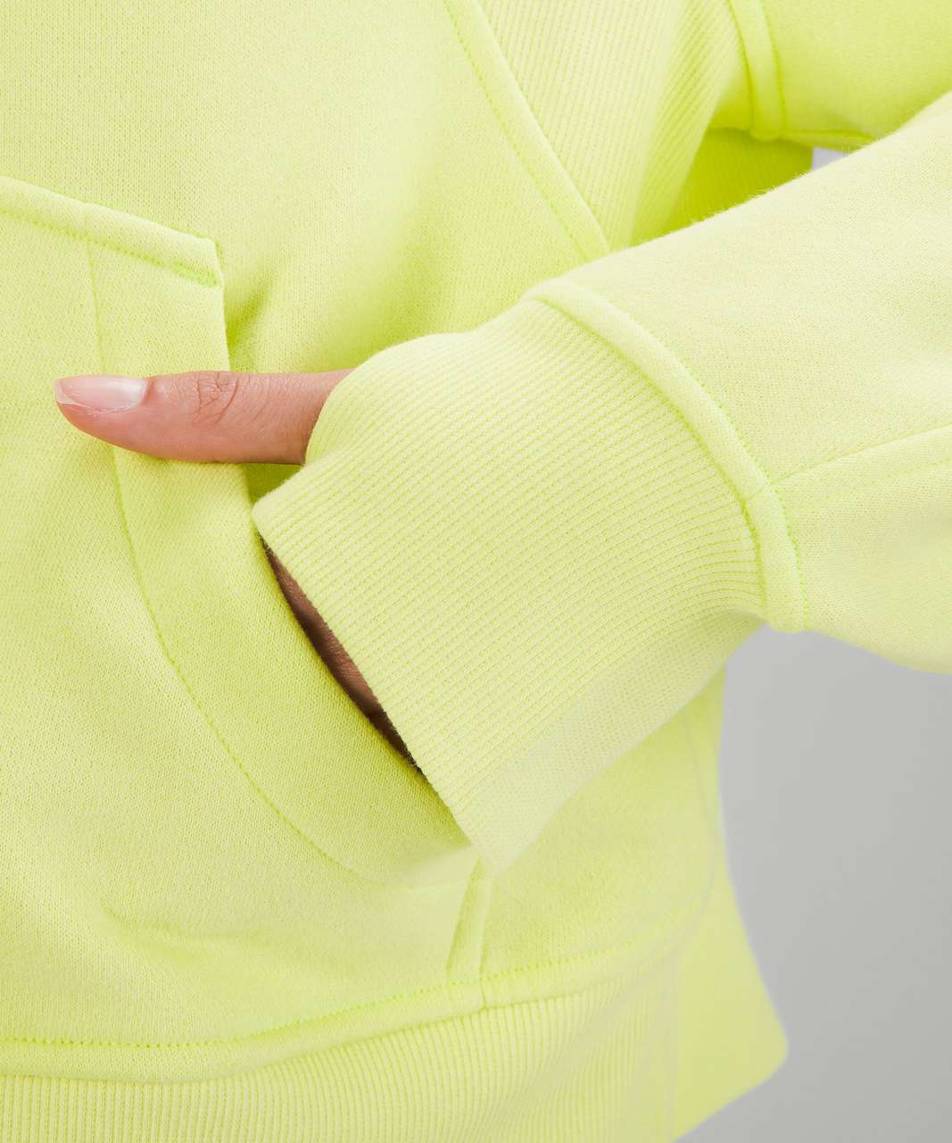 Lululemon Scuba Oversized Half-Zip Hoodie - Electric Lemon