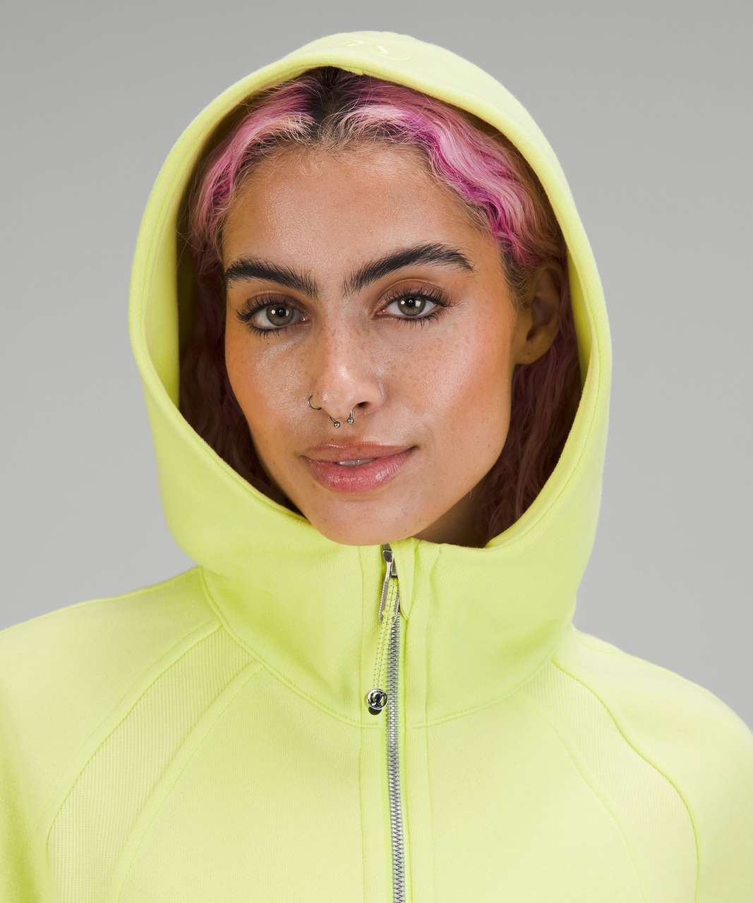 Lululemon Scuba Oversized Half-Zip Hoodie - Electric Lemon