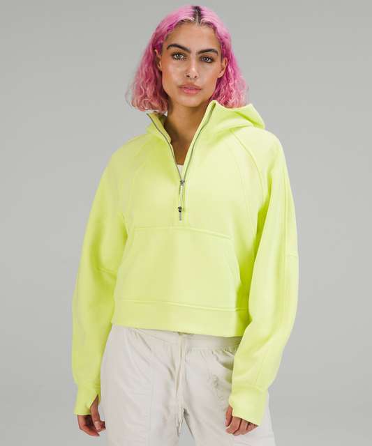 Lululemon Scuba Half Zip Oversized Cropped Hoodie (Colour: Trench), Women's  Fashion, Coats, Jackets and Outerwear on Carousell