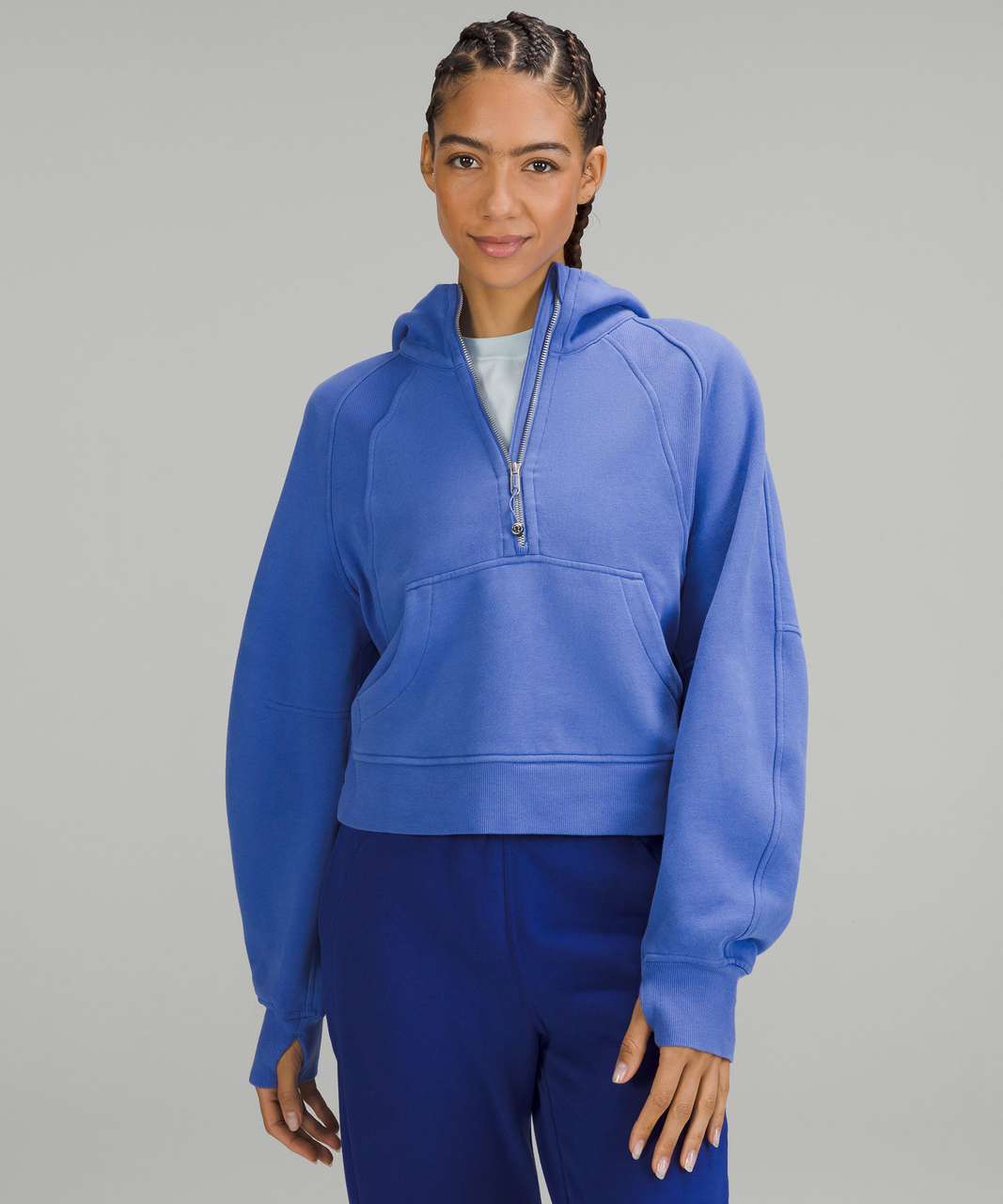 Lululemon Scuba Oversized Half-Zip Hoodie - Wild Indigo - lulu