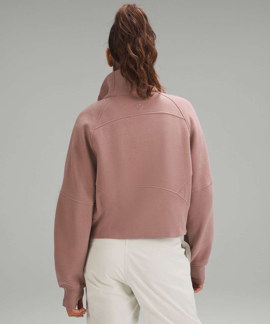 NEW Lululemon Scuba Oversized Funnel Neck Half Zip-M/L- Twilight Rose - NWT