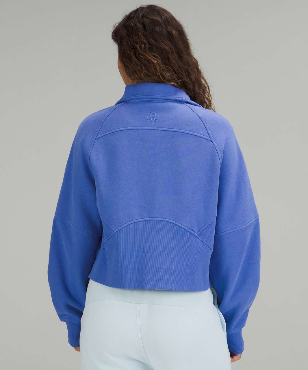 Lululemon Scuba Oversized Funnel Neck Half Zip - Wild Indigo - lulu fanatics