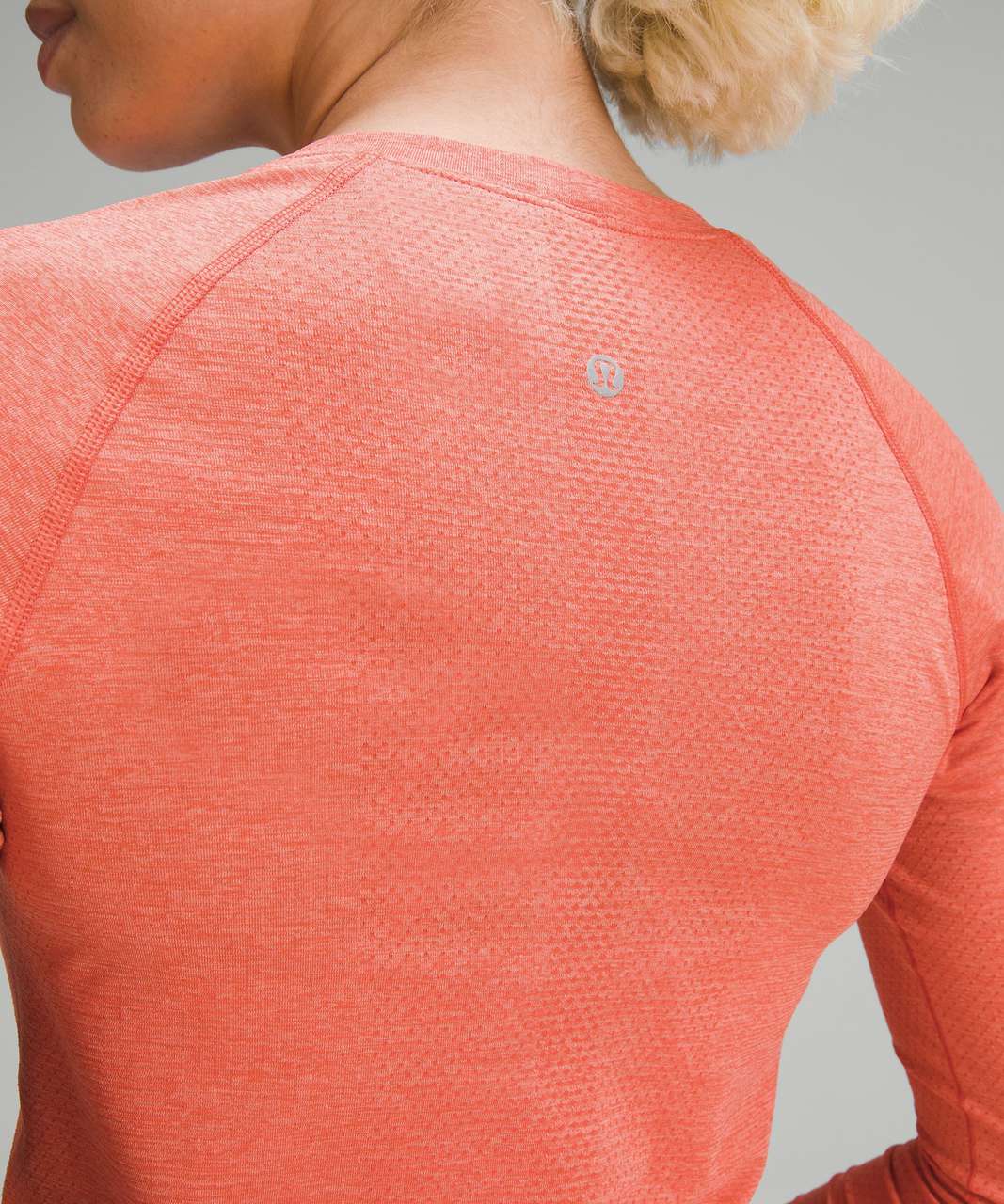 Lululemon Swiftly Tech Long-Sleeve Shirt 2.0 *Race Length - Solar Orange / Sunny Coral