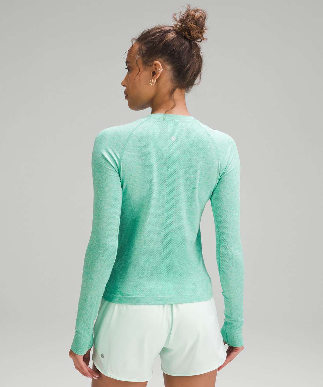 Lululemon Swiftly Tech Long-Sleeve Shirt 2.0 *Race Length - Maldives Green  / Mint Moment - lulu fanatics