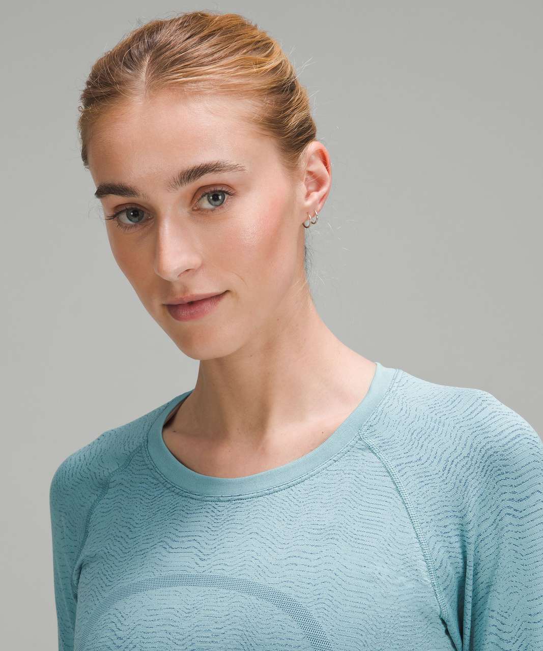 Lululemon Swiftly Tech Long-Sleeve Shirt 2.0 *Race Length - Ripple Wave Tidal Teal / Blue Borealis