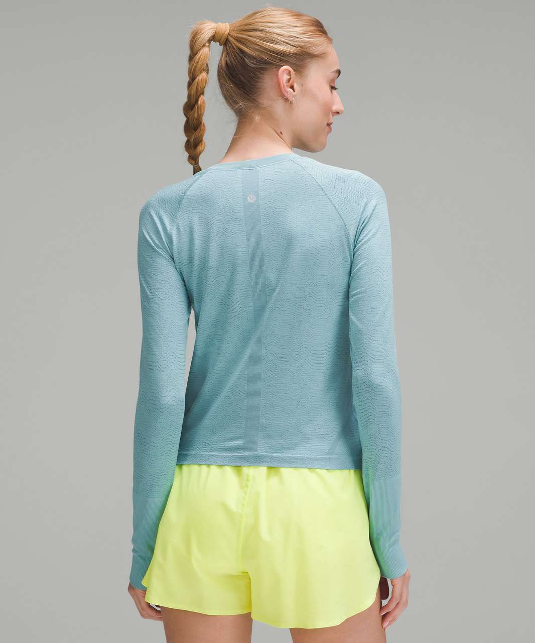 Lululemon Swiftly Tech Long-Sleeve Shirt 2.0 *Race Length - Ripple Wave Tidal Teal / Blue Borealis